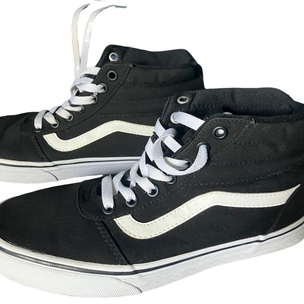 Vans Off the Wall Canvas High Top ladies 9 Like new